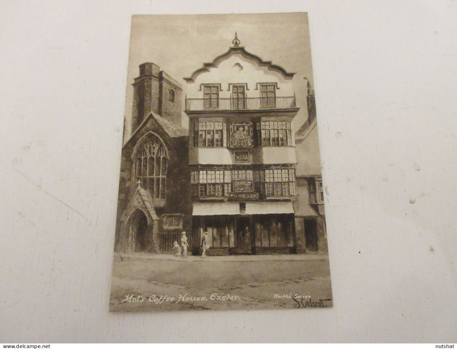 CP CARTE POSTALE ANGLETERRE EXETER MOL'S COFFEE HOUSE - Vierge                   - Sonstige & Ohne Zuordnung