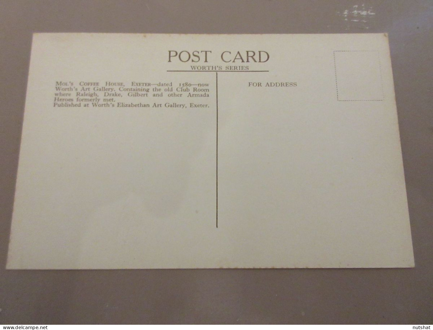 CP CARTE POSTALE ANGLETERRE EXETER MOL'S COFFEE HOUSE - Vierge                   - Other & Unclassified