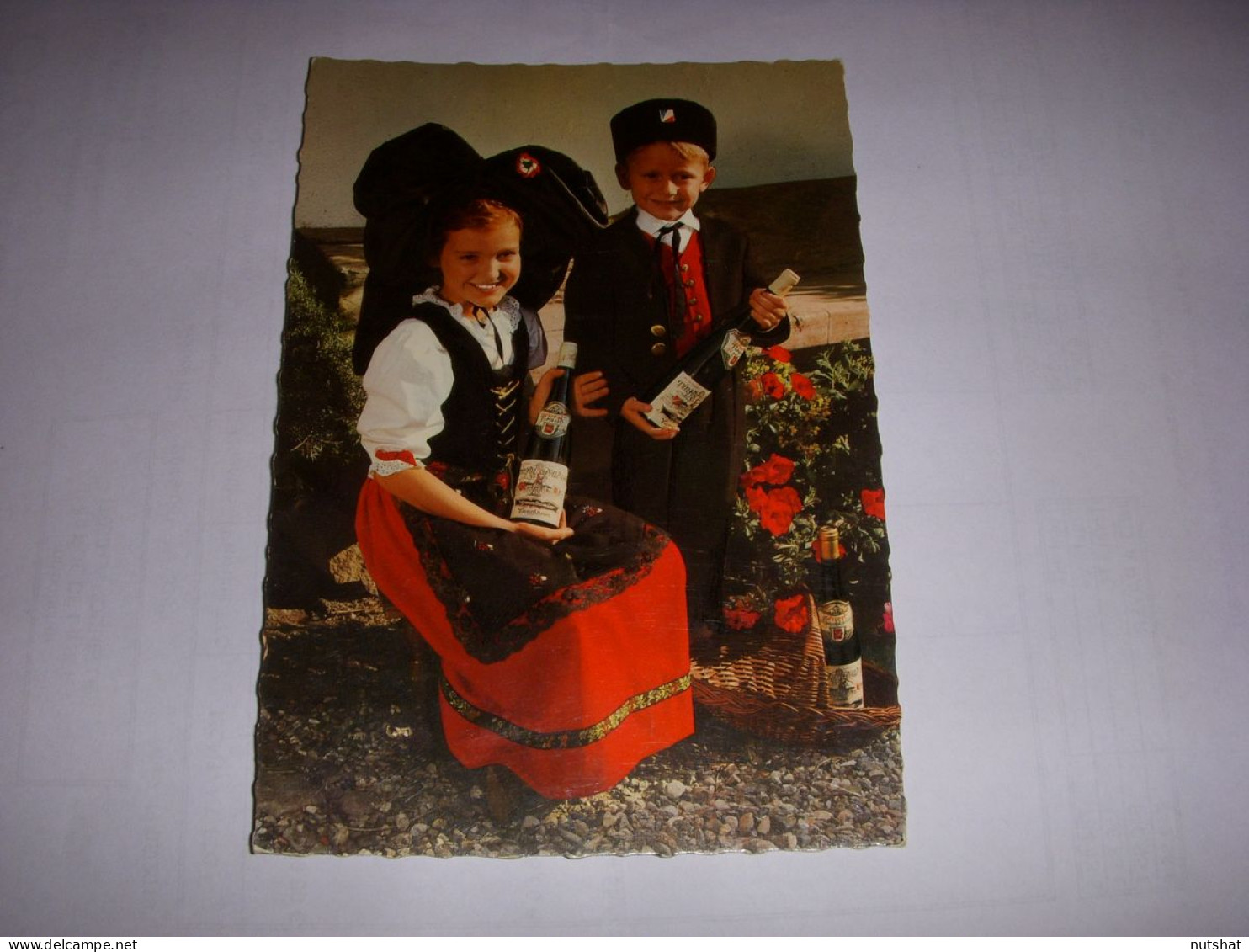 CP CARTE POSTALE ALSACE COSTUMES REGIONAUX Et VINS - ECRITE En 1978 - Alsace