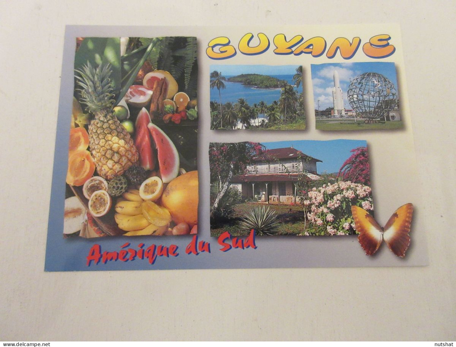 CP CARTE POSTALE AMERIQUE Du SUD GUYANE VUES DIVERSES - Ecrite - Autres & Non Classés