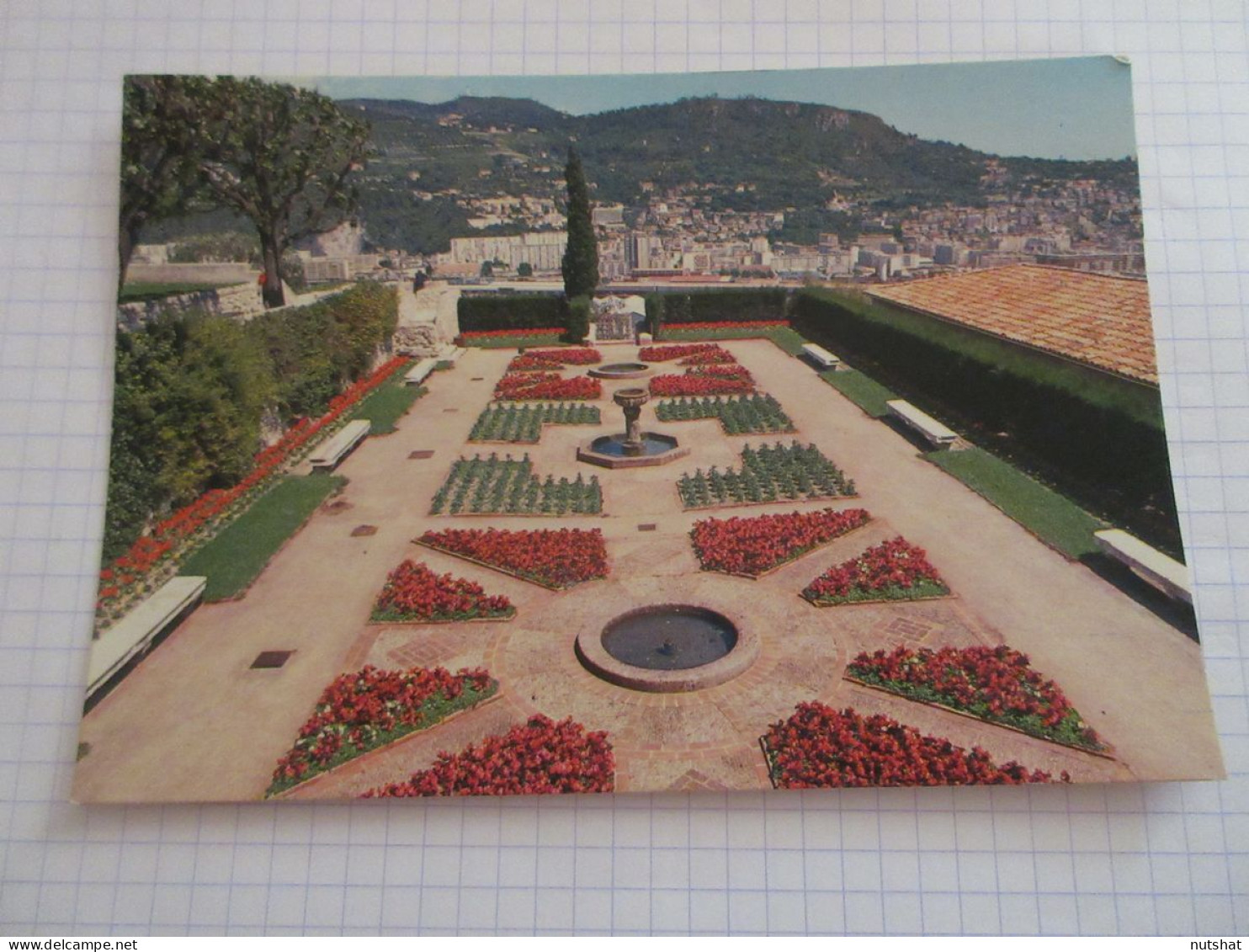 CP CARTE POSTALE ALPES MARITIMES NICE Les JARDINS Du MONASTERE De CIMIEZ         - Parchi E Giardini