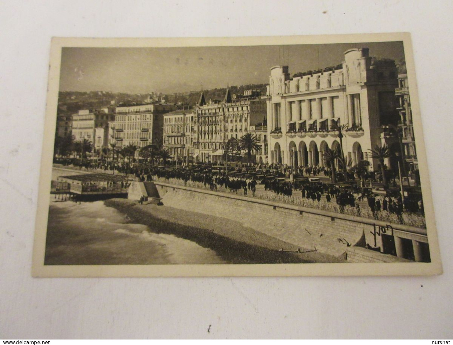 CP CARTE POSTALE ALPES MARITIMES NICE PALAIS De La MEDITERRANEE - Ecrite En 1933 - Bauwerke, Gebäude