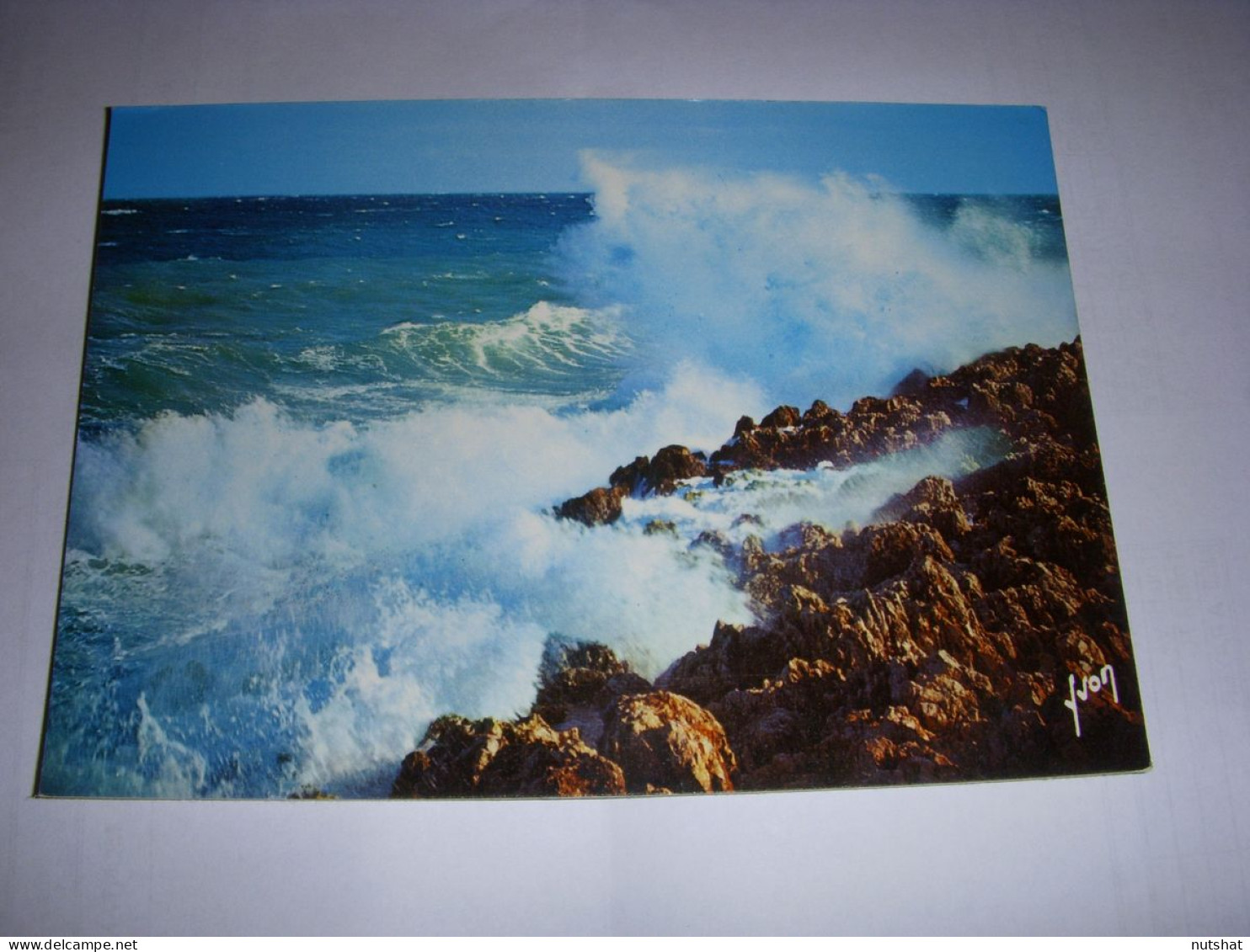 CP CARTE POSTALE ALPES MARITIMES NICE EFFETS De VAGUES - ECRITE - Sonstige & Ohne Zuordnung