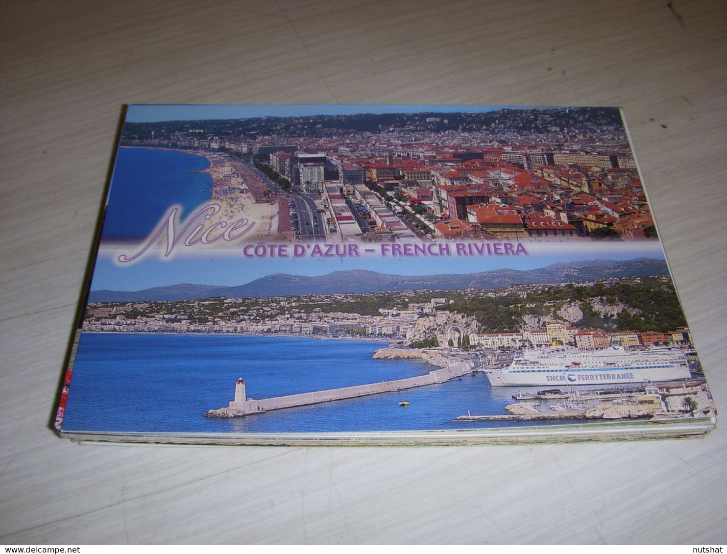 CP CARTE POSTALE ALPES MARITIMES NICE FRENCH RIVIERA - ECRITE - Places, Squares