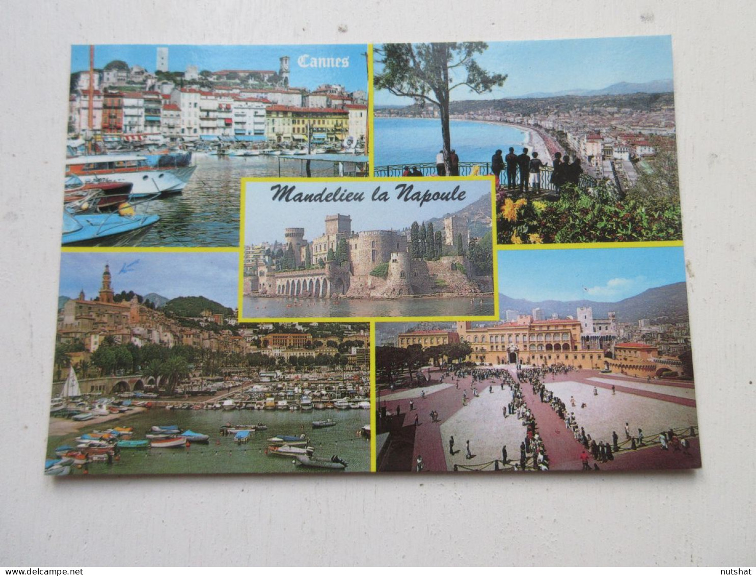 CP CARTE POSTALE ALPES MARITIMES NICE CANNES MENTON MONACO MANDELIEU La NAPOULE  - Autres & Non Classés