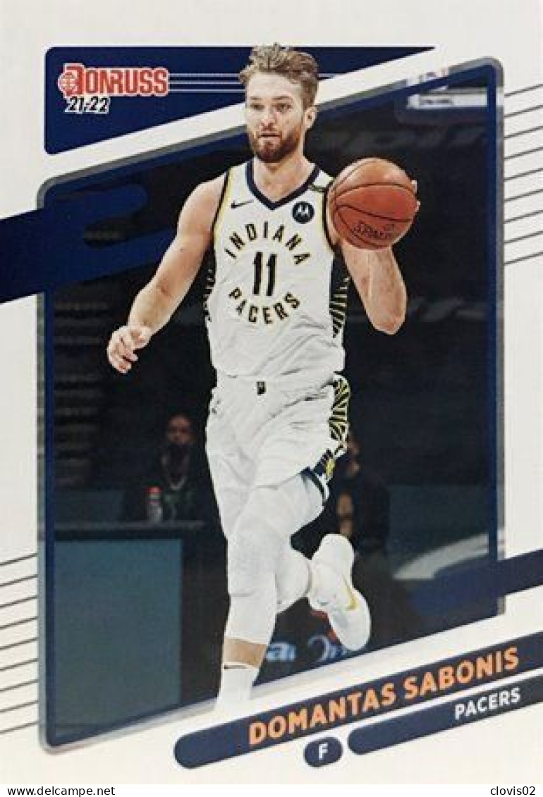 9 Domantas Sabonis - Indiana Pacers - Carte Panini NBA Donruss 2021-2022 - Sonstige & Ohne Zuordnung