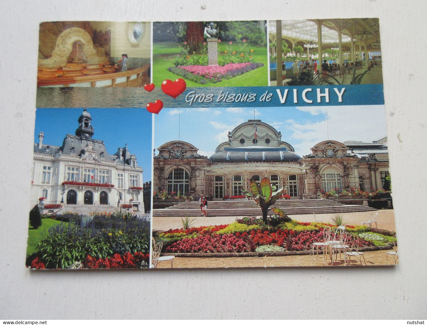 CP CARTE POSTALE ALLIER VICHY ETABLISSEMENT THERMA HOTEL De VILLE - Ecrite       - Vichy