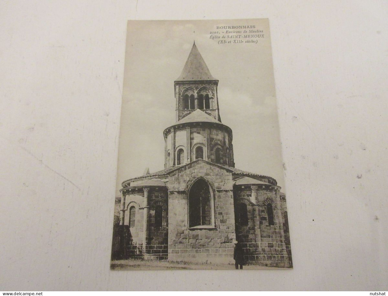 CP CARTE POSTALE ALLIER MOULINS BOURBONNAIS EGLISE De SAINT MENOUX - Vierge - Moulins