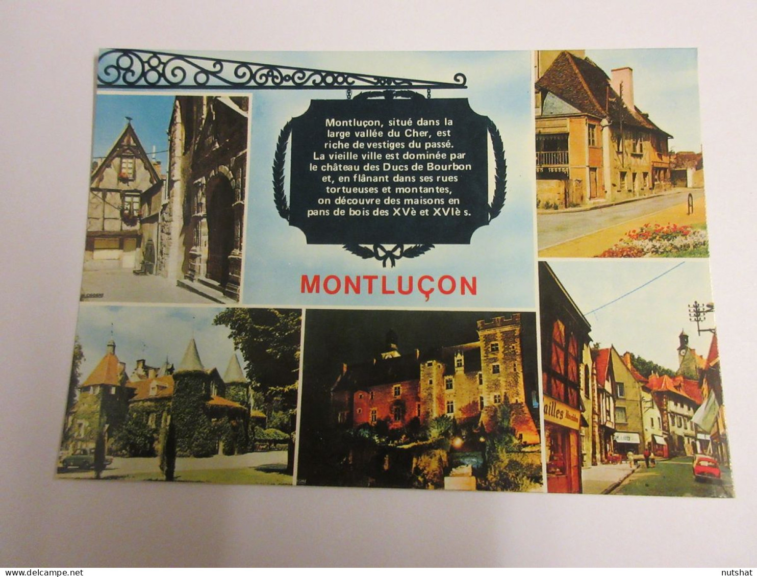 CP CARTE POSTALE ALLIER MONTLUCON VIEILLES MAISONS Et CHATEAUX - Vierge - Montlucon