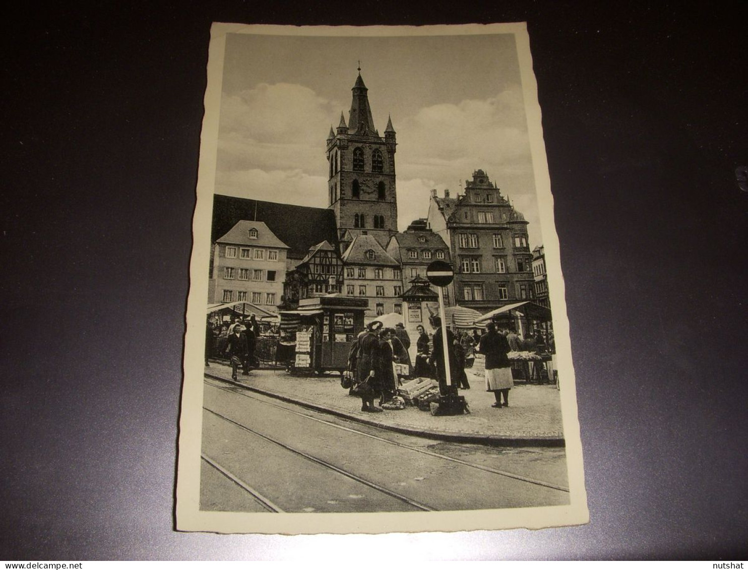 CP CARTE POSTALE ALLEMAGNE TREVES PLACE Du MARCHE - ANCIENNE - ECRITE En 1954 - Altri & Non Classificati