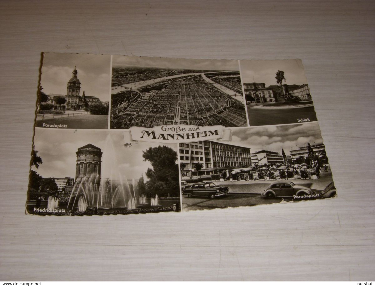 CP CARTE POSTALE ALLEMAGNE MANNHEIM VUES GENERALES - ECRITE - Other & Unclassified