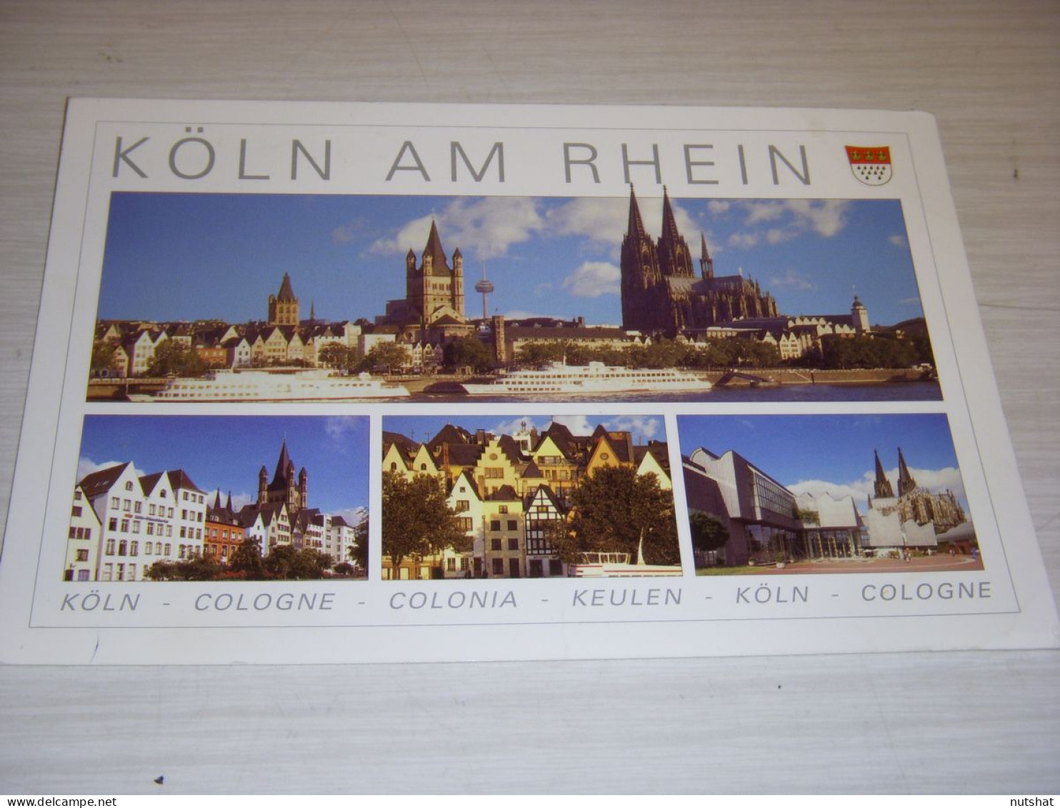 CP CARTE POSTALE ALLEMAGNE KOLN COLOGNE VUES GENERALES - ECRITE Et TIMBREE - Autres & Non Classés