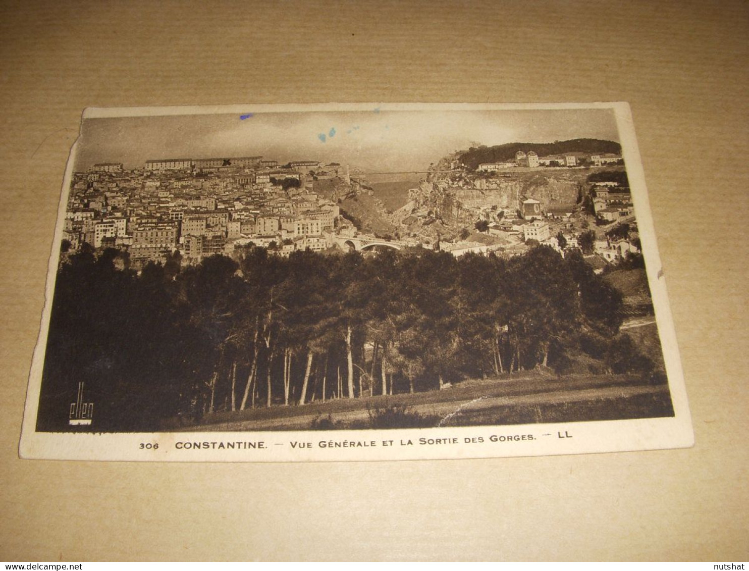 CP CARTE POSTALE ALGERIE CONSTANTINE VUE GENERALE - ECRITE En 1935 - Konstantinopel