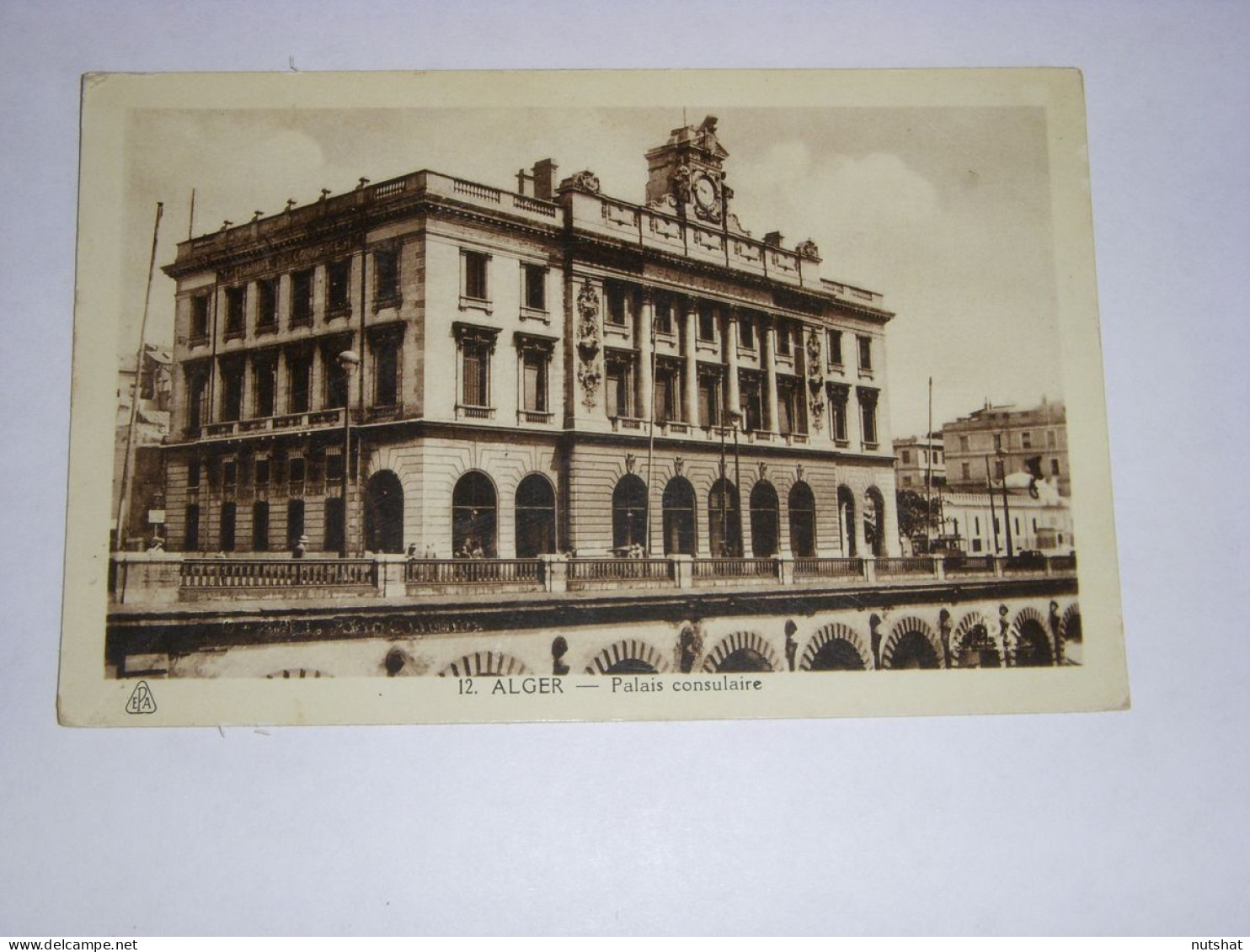 CP CARTE POSTALE ALGERIE ALGER PALAIS CONSULAIRE - Vierge - Algiers