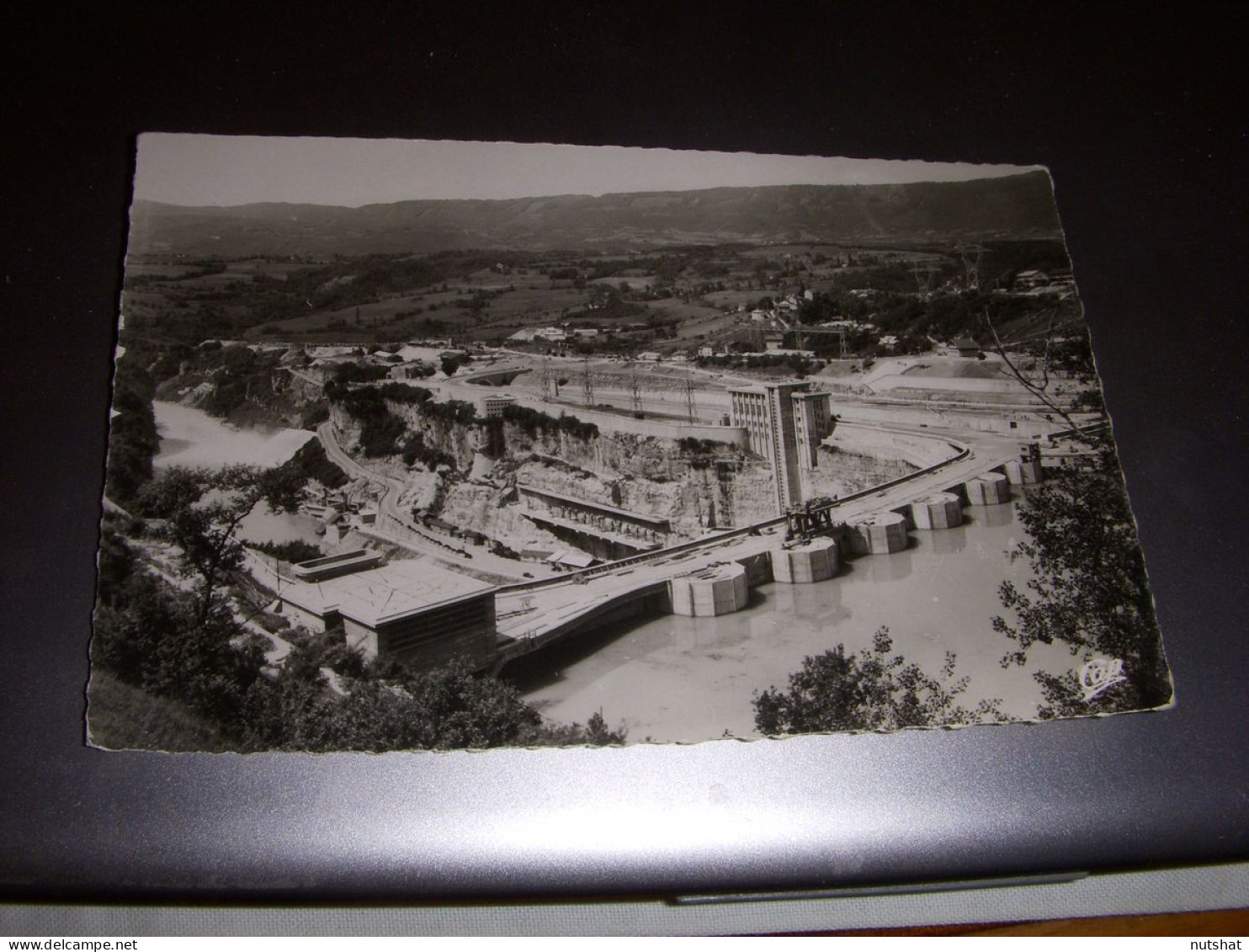 CP CARTE POSTALE AIN GENISSIAT Le BARRAGE VUE GENERALE AMONT - ANCIENNE - VIERGE - Hauteville-Lompnes