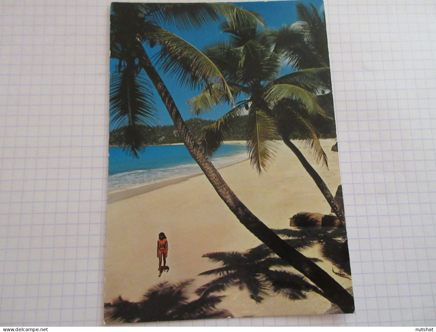 CP CARTE POSTALE AFRIQUE SEYCHELLES MAHE La PLAGE - Ecrite En 1979 - Seychellen