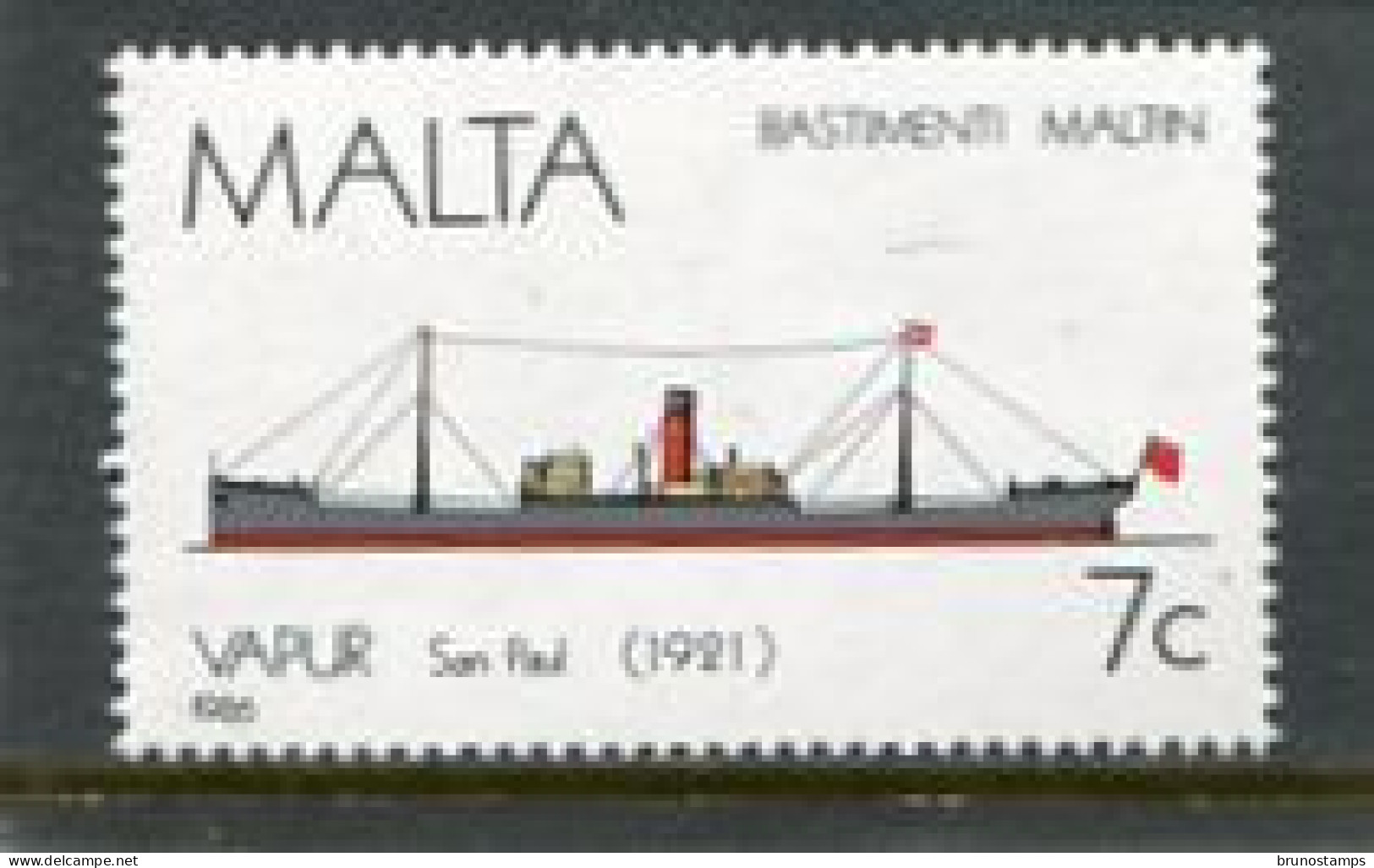 MALTA - 1986  7c  SAN PAUL  MINT NH - Malta