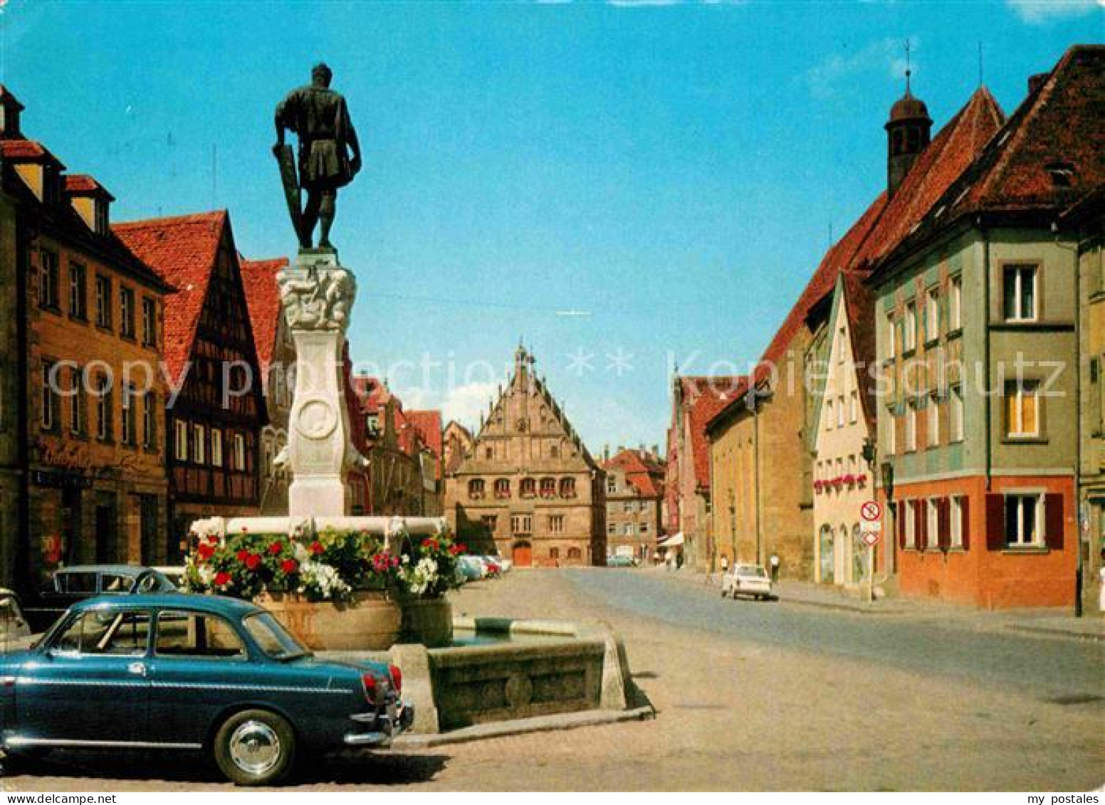 72720672 Weissenburg Bayern Kaiser Ludwig Brunnen Rathaus Karmeliterkirche Weiss - Duisburg