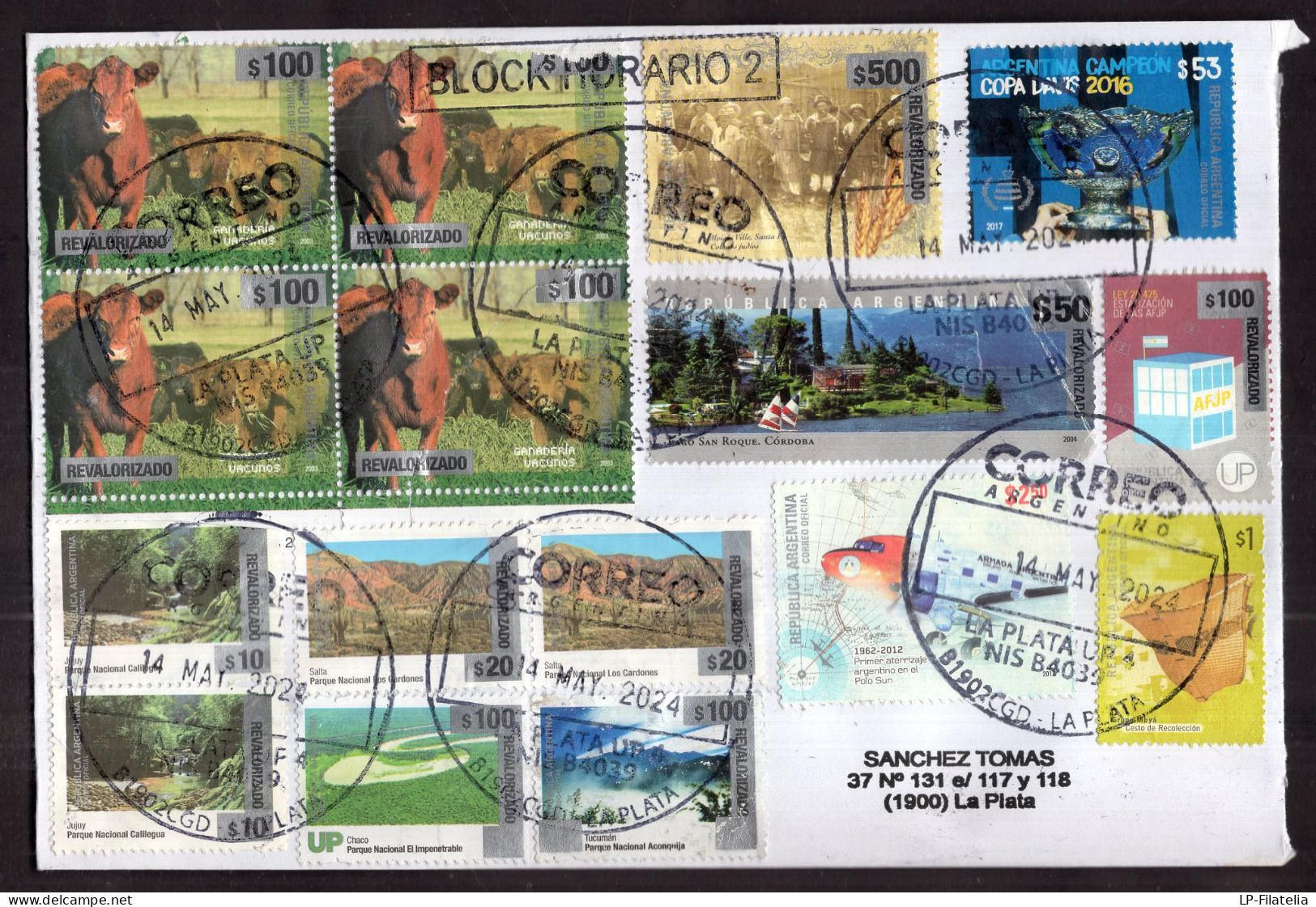 Argentina - 2024 - Revalorizadas - Modern Stamps - Diverse Stamps - Storia Postale