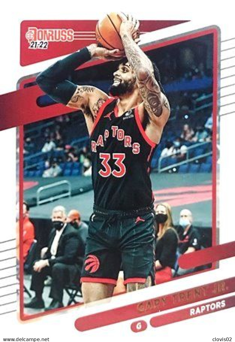 14 Gary Trent Jr. - Toronto Raptors - Carte Panini NBA Donruss 2021-2022 - Autres & Non Classés