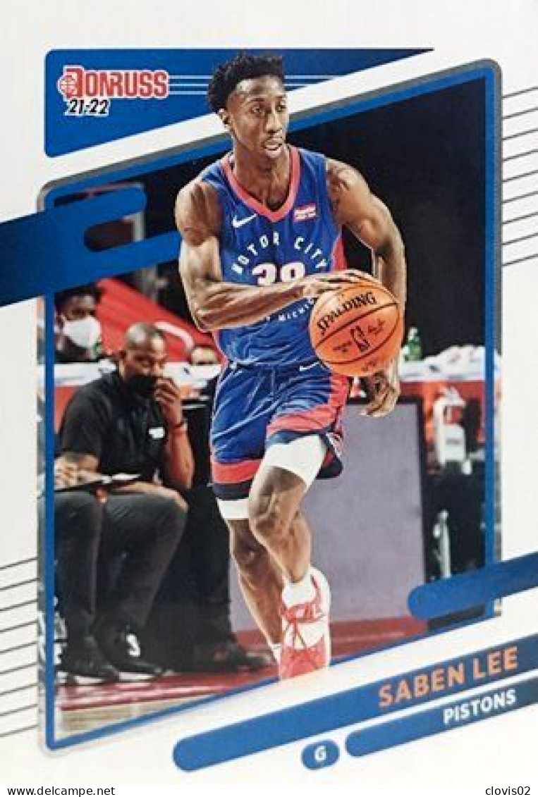 16 Saben Lee - Detroit Pistons - Carte Panini NBA Donruss 2021-2022 - Other & Unclassified