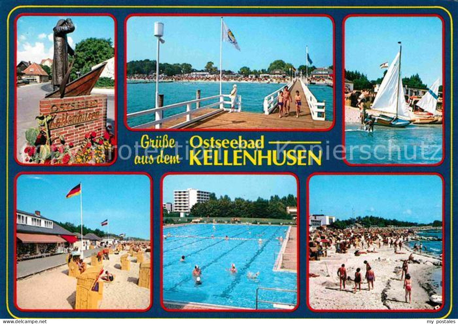 72720596 Kellenhusen Ostseebad Strand Swimmingpool Strandkoerbe  Kellenhusen (Os - Autres & Non Classés