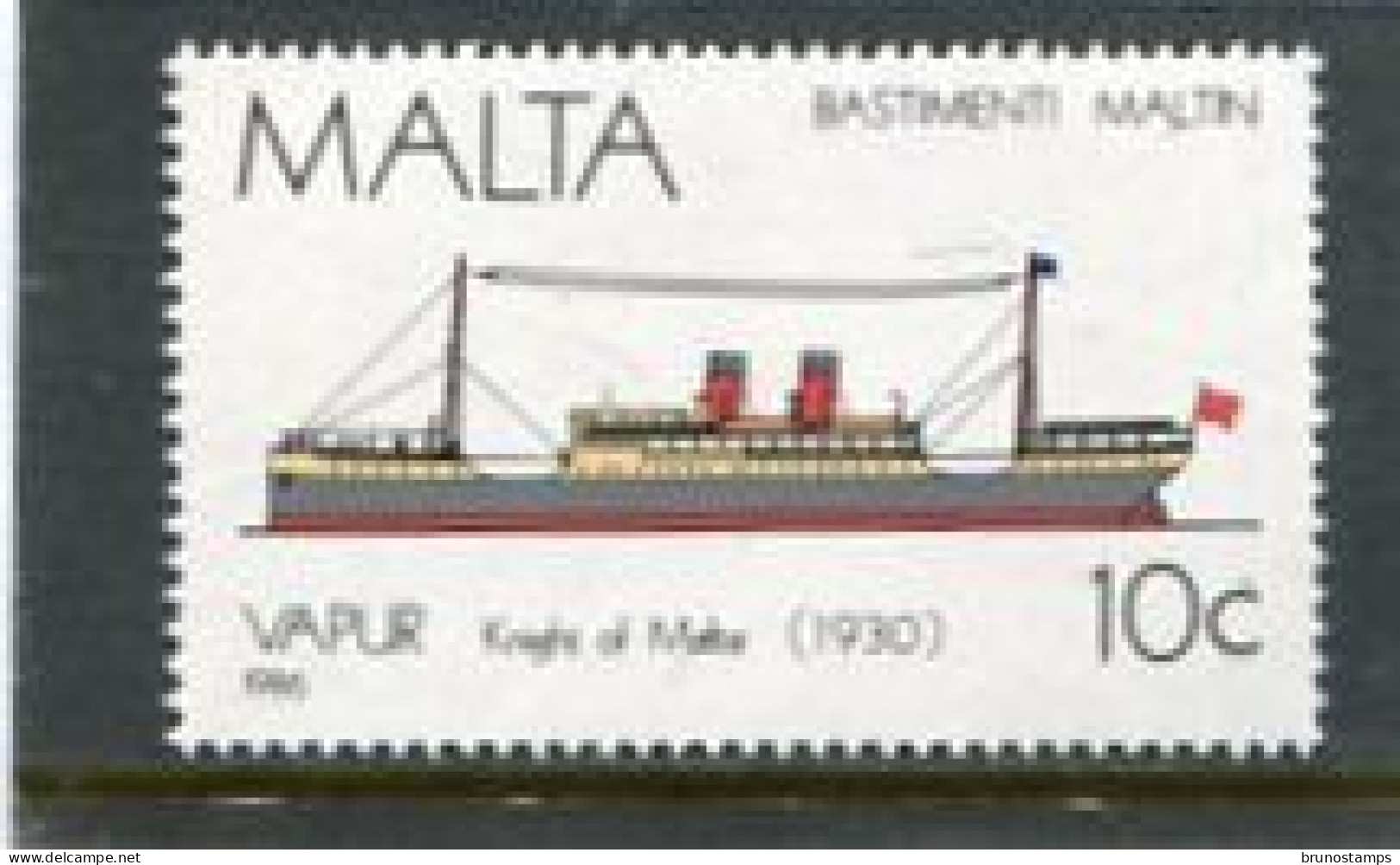 MALTA - 1986  10c  KNIGHT OF MALTA  MINT NH - Malta