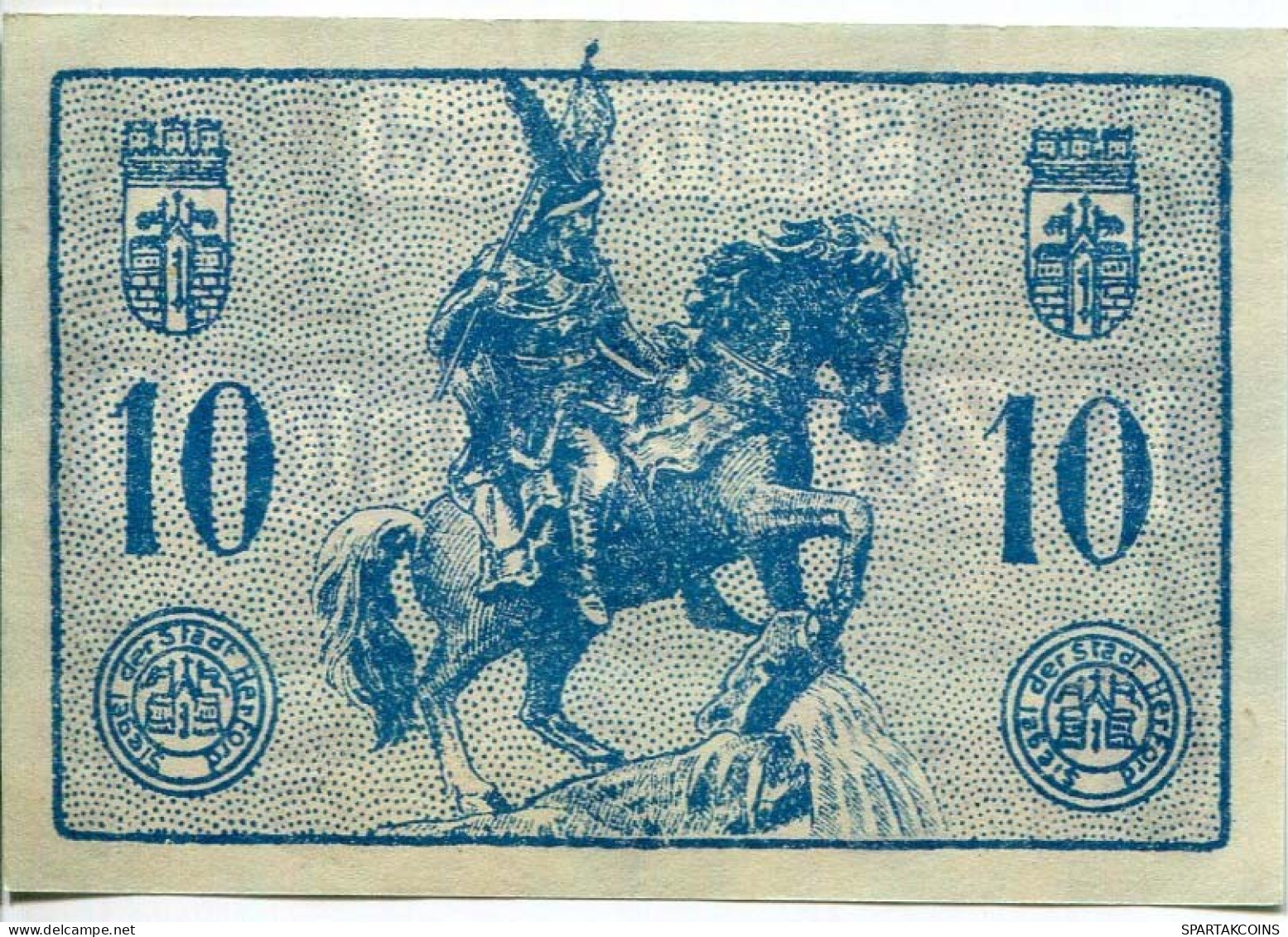 10 PFENNIG 1920 Stadt HERFORD Westphalia DEUTSCHLAND Notgeld Papiergeld Banknote #PL716 - [11] Local Banknote Issues