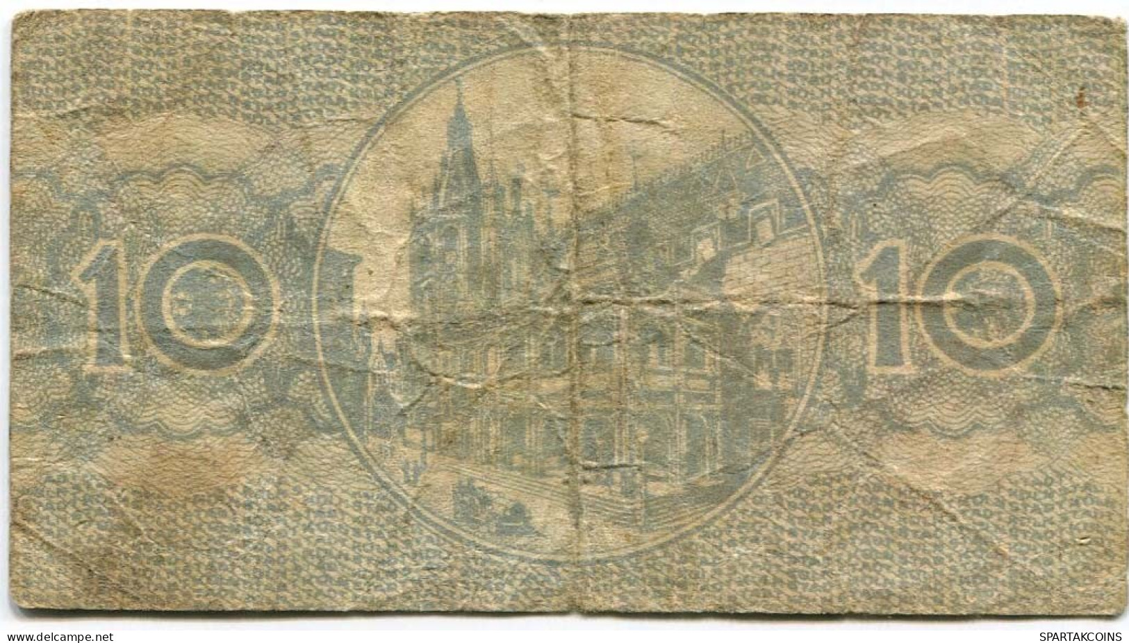 10 PFENNIG 1920 Stadt COLOGNE Rhine DEUTSCHLAND Notgeld Papiergeld Banknote #PL820 - [11] Local Banknote Issues