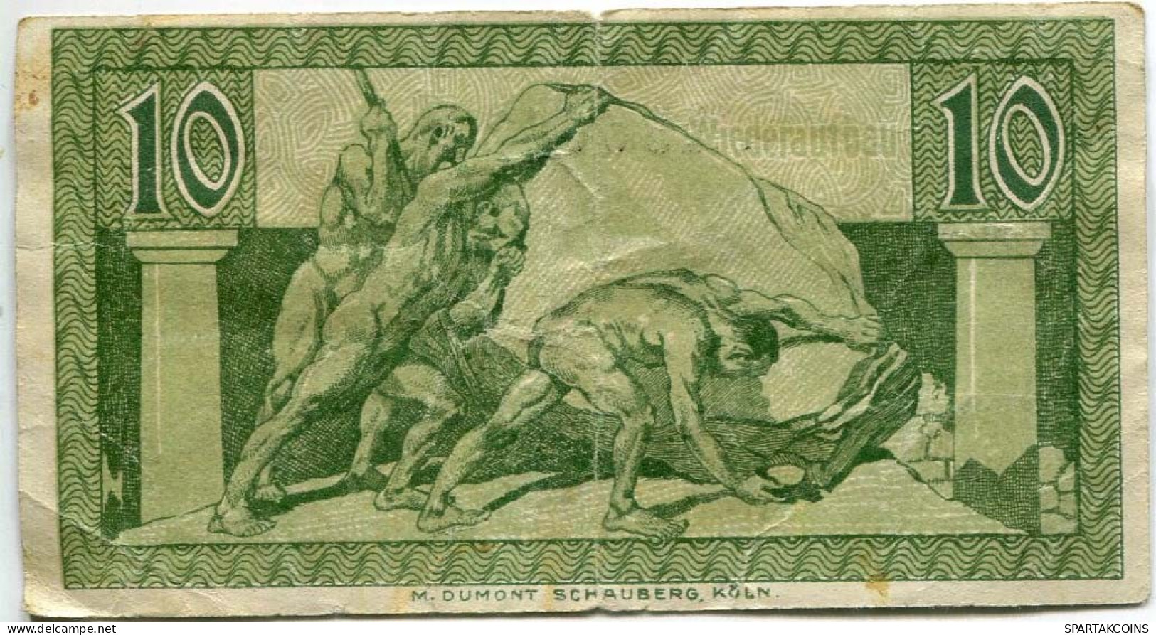 10 PFENNIG 1920 Stadt BONN AND SIEGKREIS Rhine DEUTSCHLAND Notgeld Papiergeld Banknote #PL845 - [11] Emissions Locales