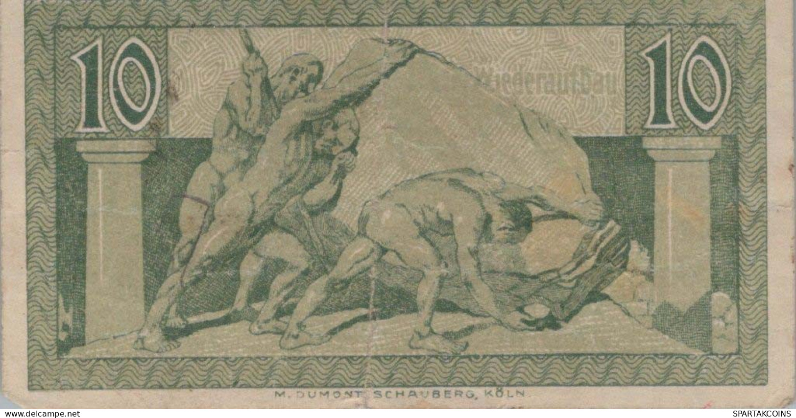 10 PFENNIG 1920 Stadt BONN AND SIEGKREIS Rhine DEUTSCHLAND Notgeld #PG499 - [11] Local Banknote Issues