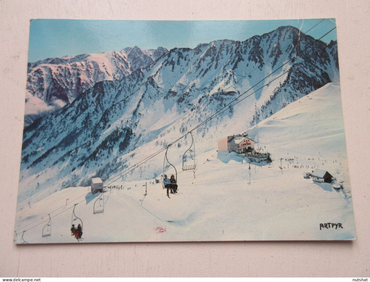 CP CARTE POSTALE HAUTES PYRENEES CAUTERETS Le TELESIEGE Du GRUM                  - Cauterets