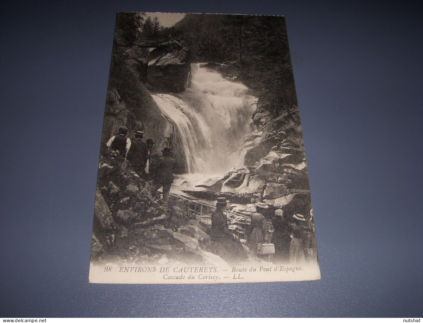 CP CARTE POSTALE HAUTES PYRENEES CAUTERETS CASCADE Du CERISEY - Vierge - Cauterets