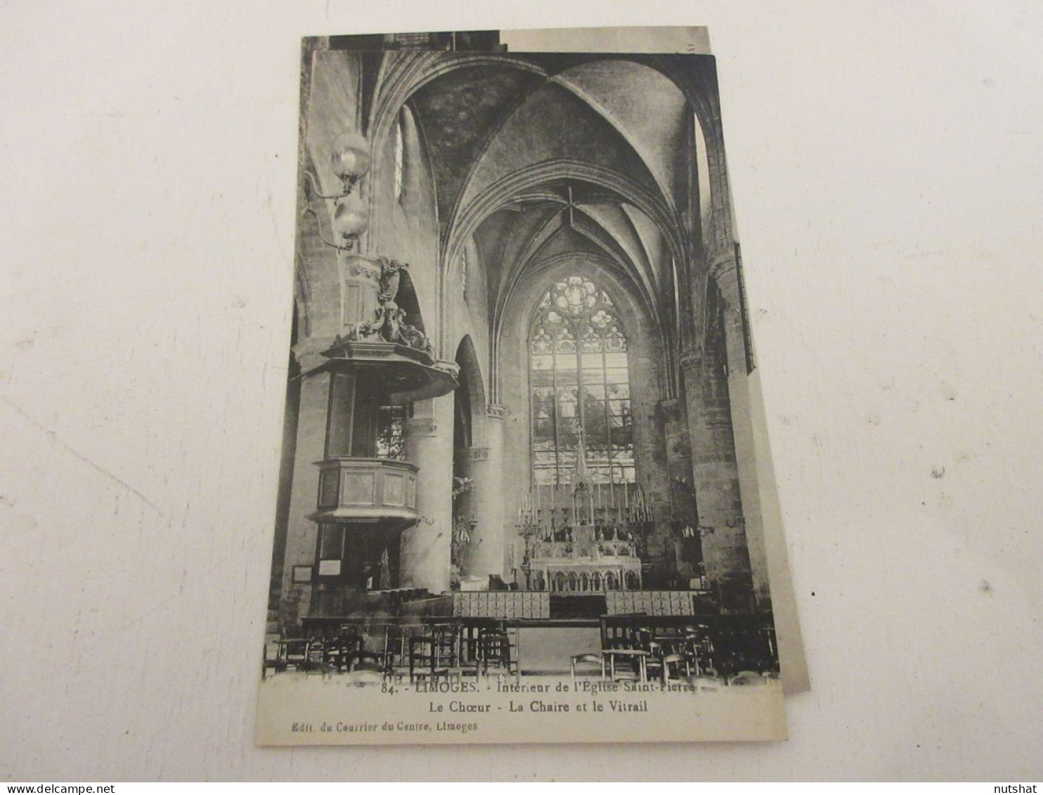 CP CARTE POSTALE HAUTE VIENNE LIMOGES EGLISE St PIERRE L'INTERIEUR - Vierge - Limoges