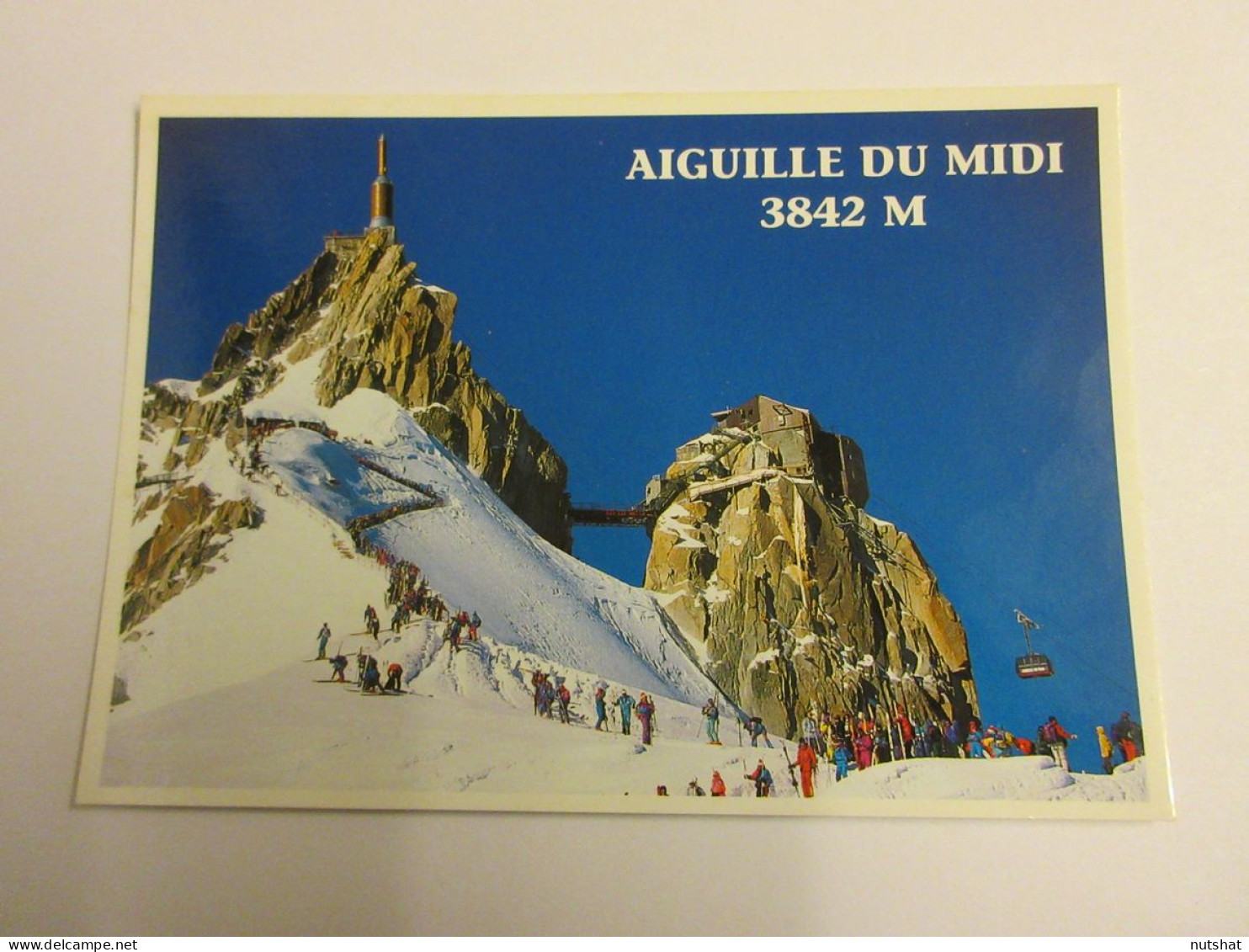 CP CARTE POSTALE HAUTE SAVOIE MONT BLANC AIGUILLE Du MIDI - Ecrite En 1997 - Chamonix-Mont-Blanc