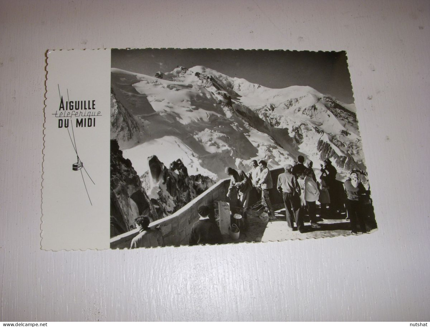 CP CARTE POSTALE HAUTE SAVOIE CHAMONIX TELEPHERIQUE AIGUILLE Du MIDI - Vierge    - Chamonix-Mont-Blanc