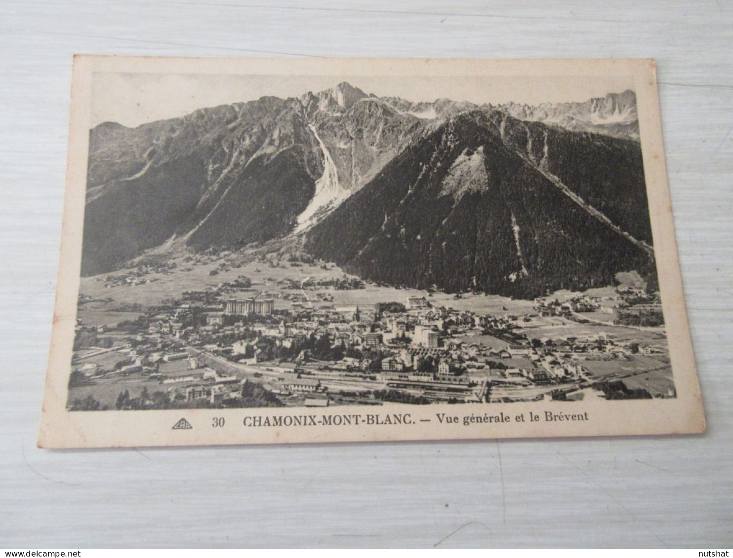 CP CARTE POSTALE HAUTE SAVOIE CHAMONIX MONT BLANC VUE GENERALE - Ecrite En 1948  - Chamonix-Mont-Blanc