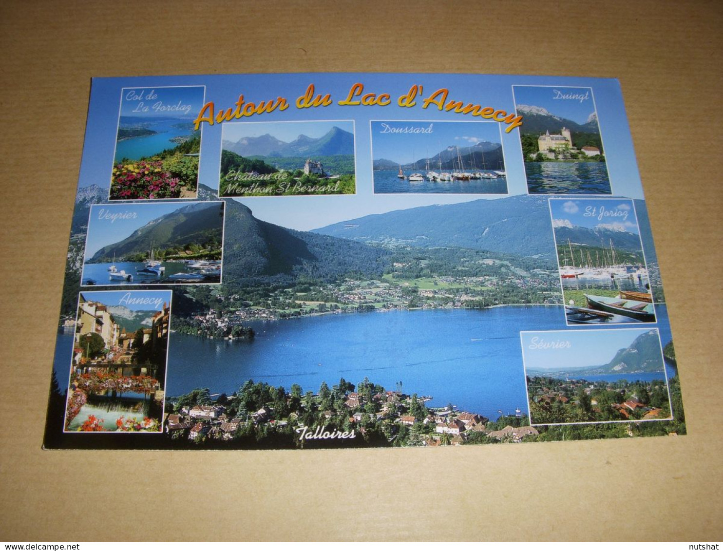 CP CARTE POSTALE HAUTE SAVOIE AUTOUR Du LAC D'ANNECY - ECRITE - Annecy