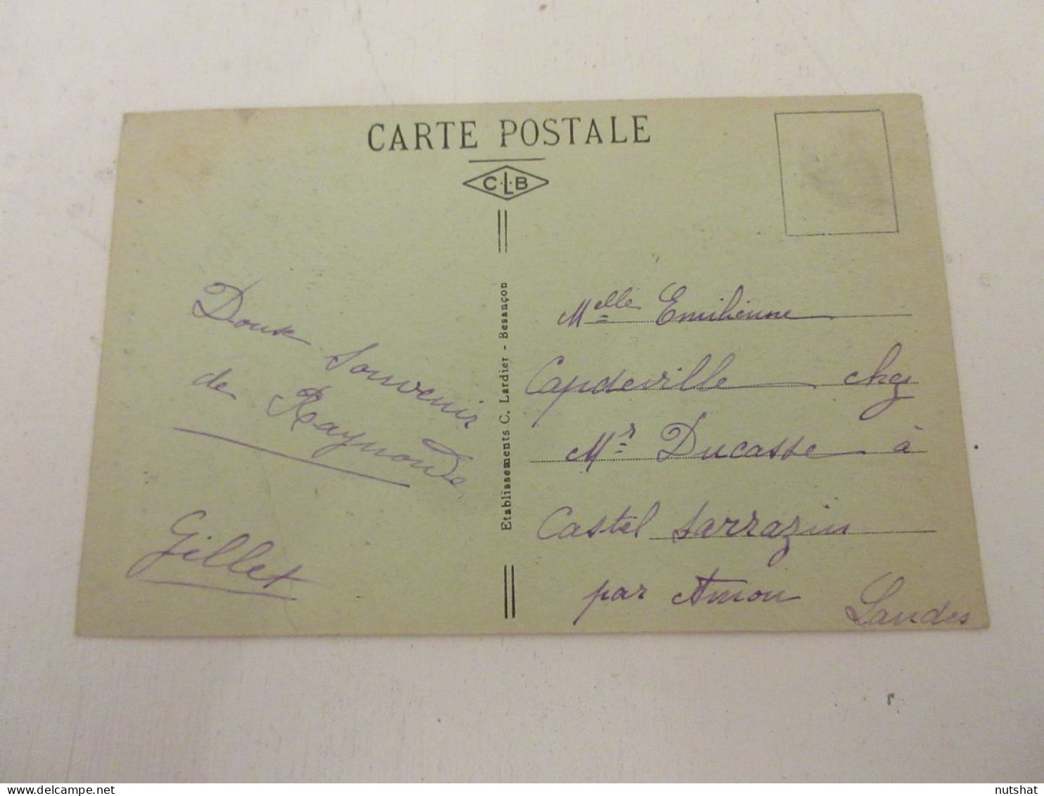 CP CARTE POSTALE HAUTE SAONE FRESSE EGLISE La CHAIRE - Ecrite - Autres & Non Classés