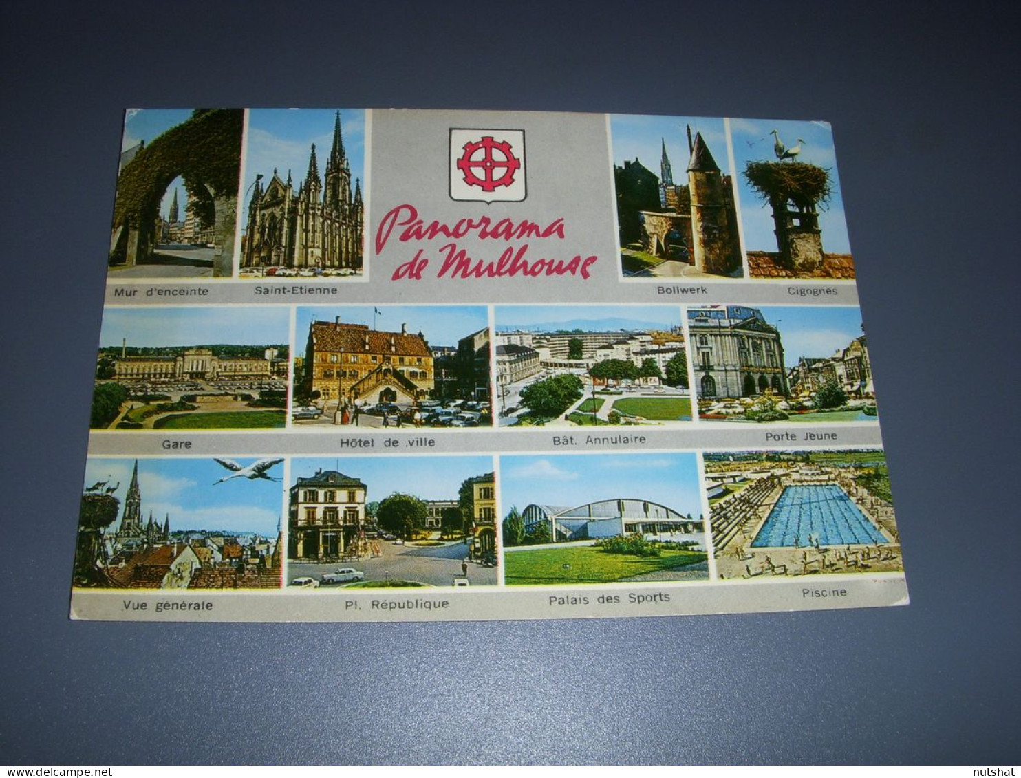 CP CARTE POSTALE HAUT RHIN MULHOUSE VUES GENERALES - Ecrite - Mulhouse