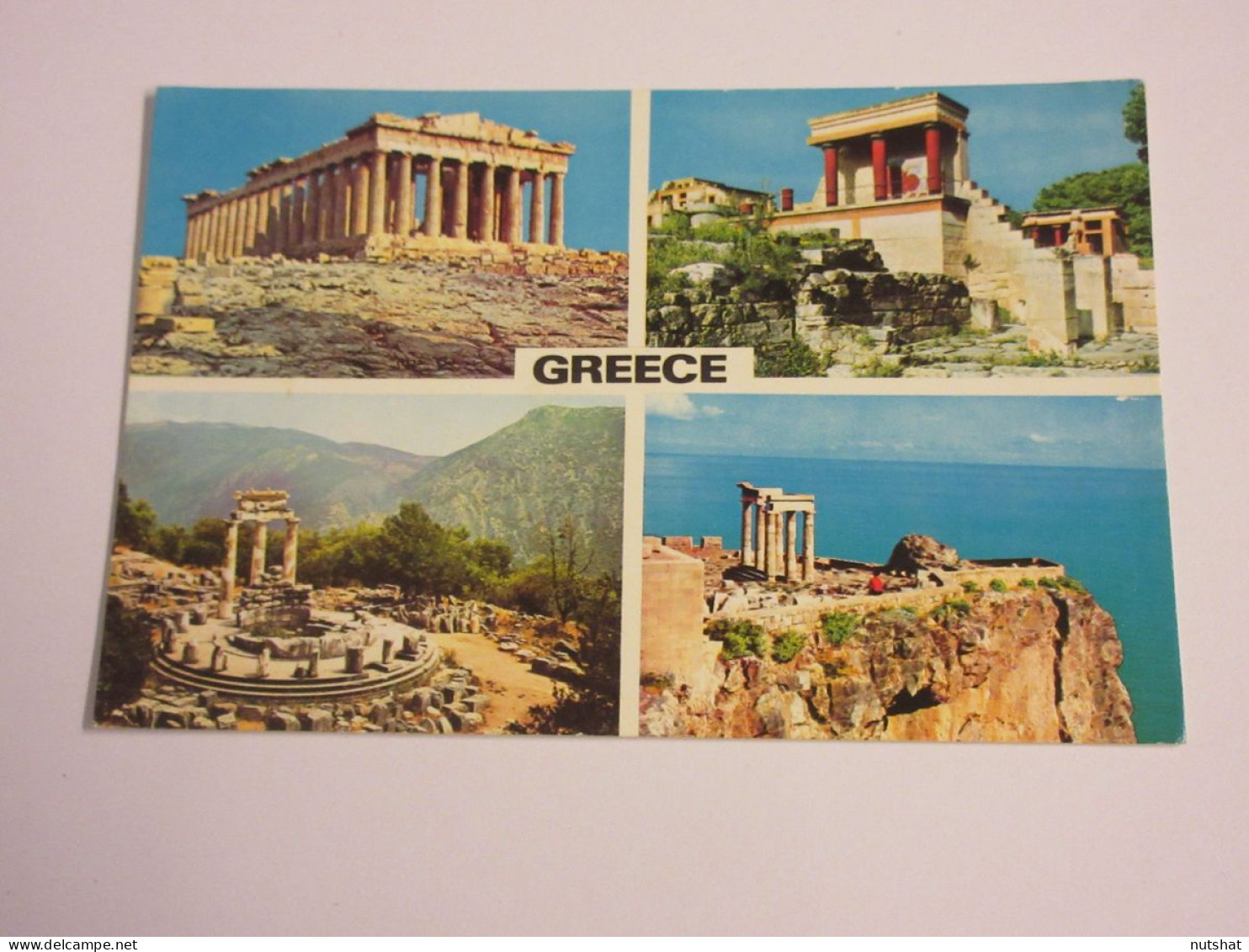 CP CARTE POSTALE GRECE VUES DIVERSES Des MONUMENTS - Ecrite - Grecia