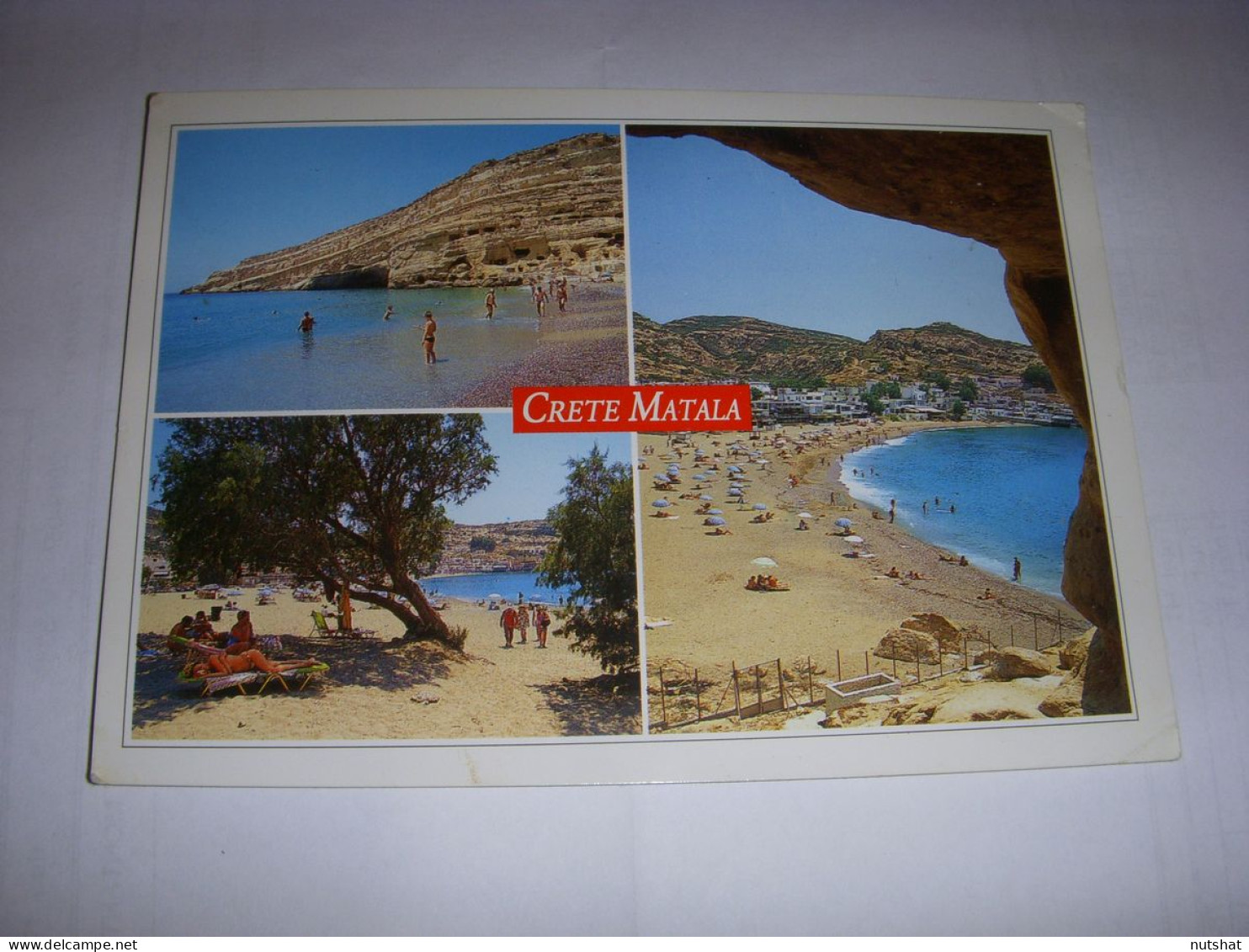 CP CARTE POSTALE GRECE La CRETE MATALA - ECRITE En 2017 - Grèce