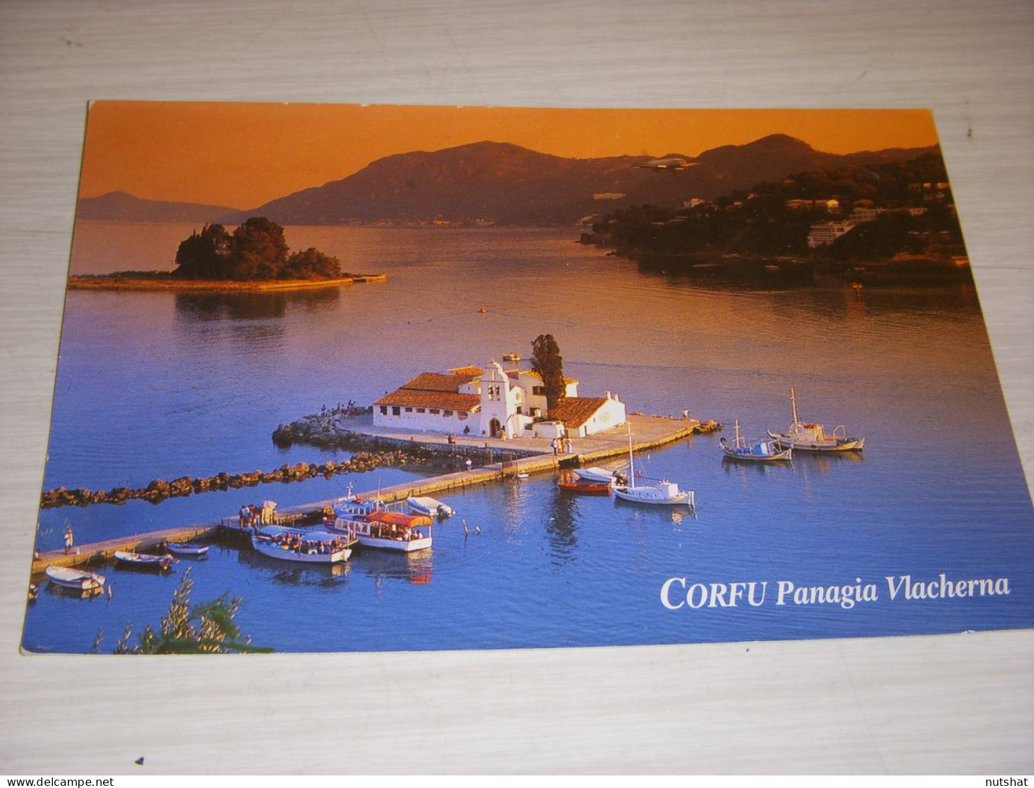 CP CARTE POSTALE GRECE CORFOU PANAGIA VLACHERNA - ECRITE - Grèce