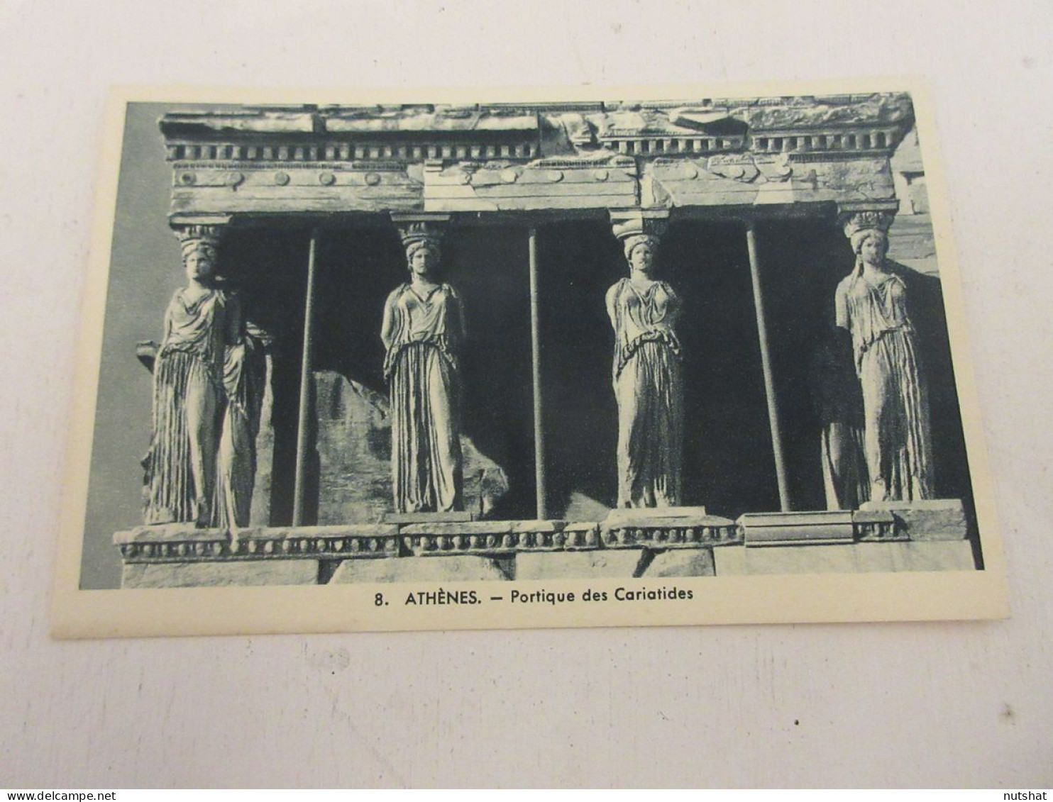 CP CARTE POSTALE GRECE ATHENES 8. PORTIQUE Des CARIATIDES - Vierge               - Greece