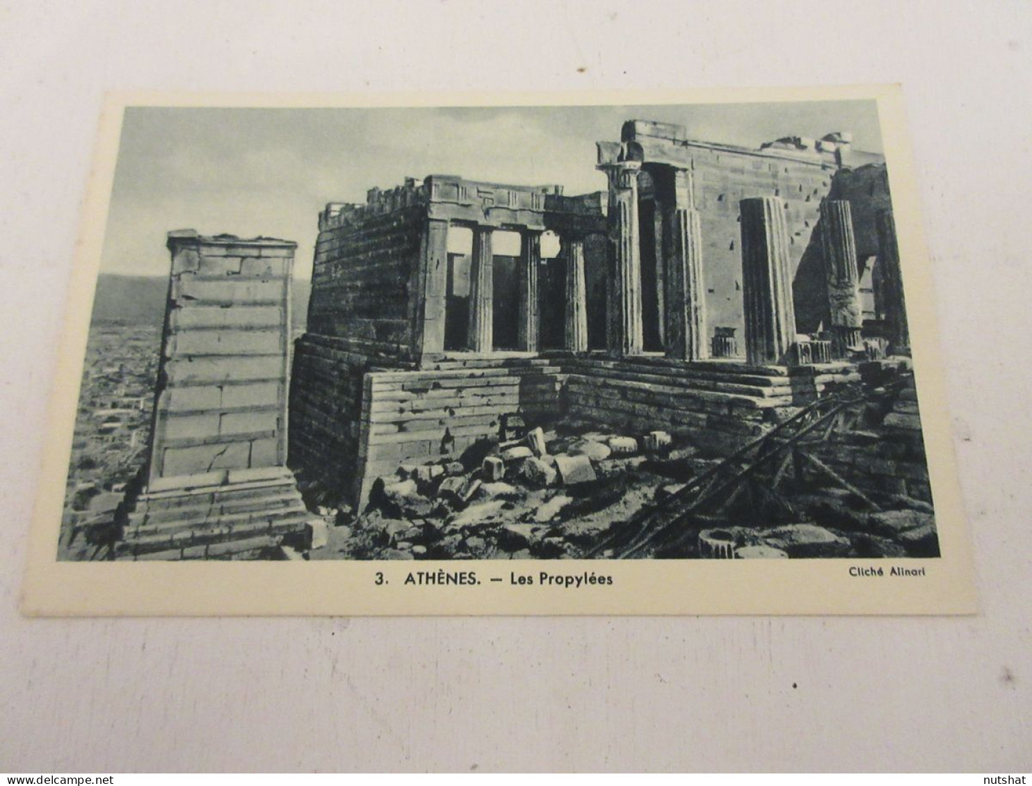 CP CARTE POSTALE GRECE ATHENES 3. Les PROPYLEES - Vierge                         - Grèce