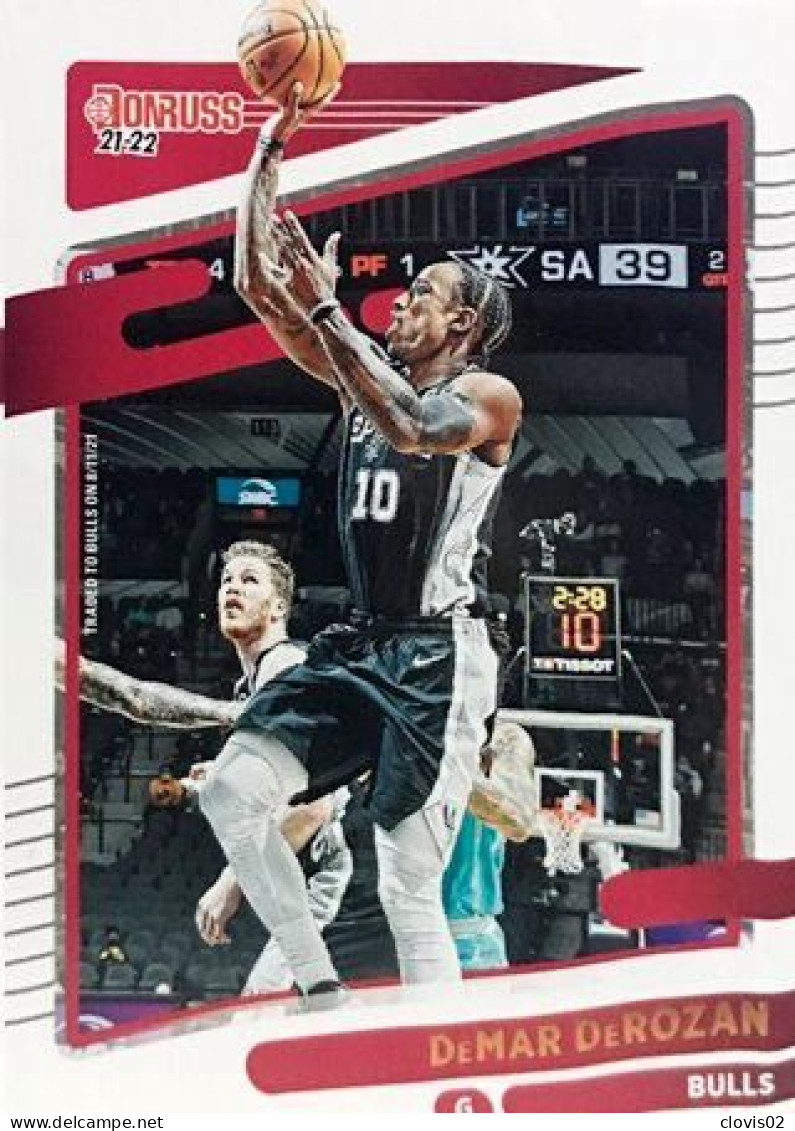 21 DeMar DeRozan - Chicago Bulls - Carte Panini NBA Donruss 2021-2022 - Other & Unclassified