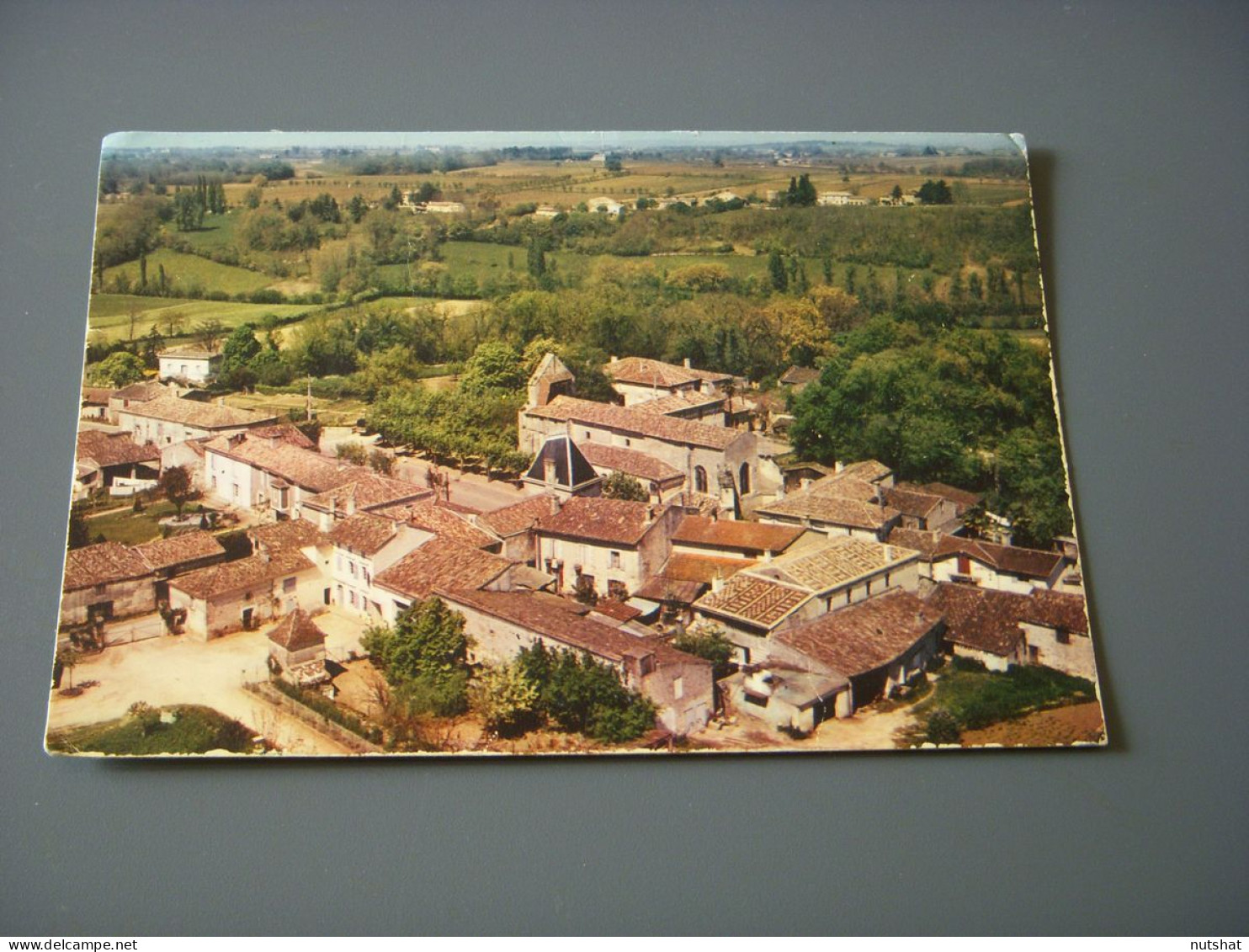 CP CARTE POSTALE GIRONDE NAUJAN Et POSTIAC VUE AERIENNE - Ecrite - Other & Unclassified