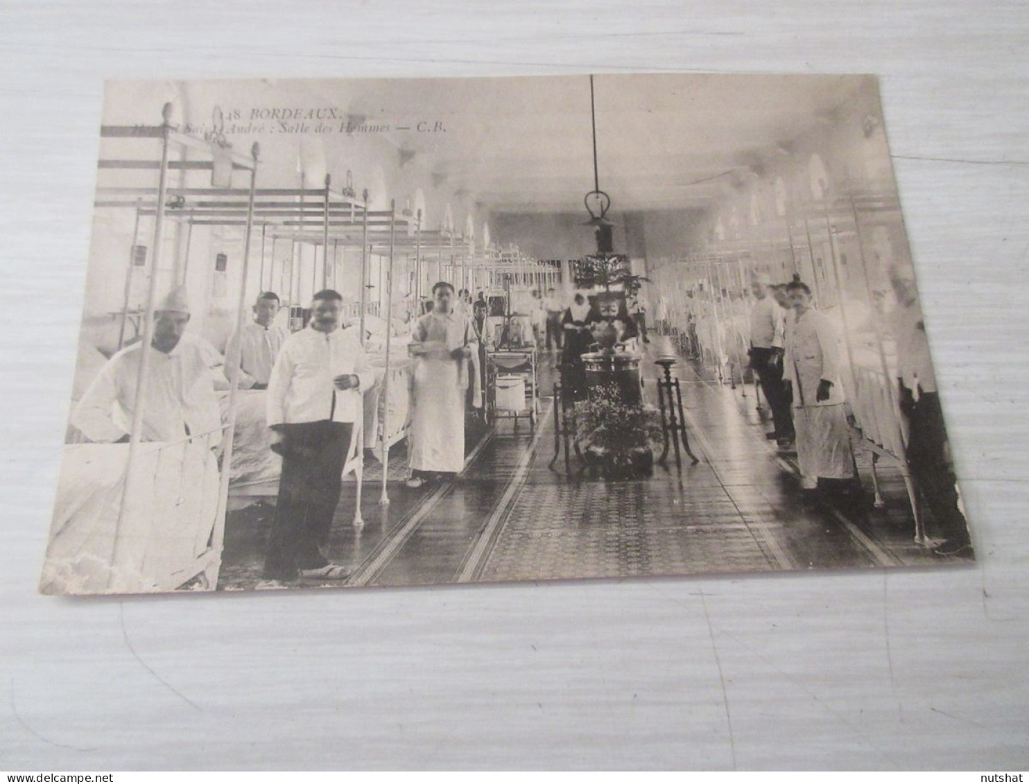 CP CARTE POSTALE GIRONDE BORDEAUX HOPITAL St ANDRE SALLE Des HOMMES - Ecrite     - Bordeaux