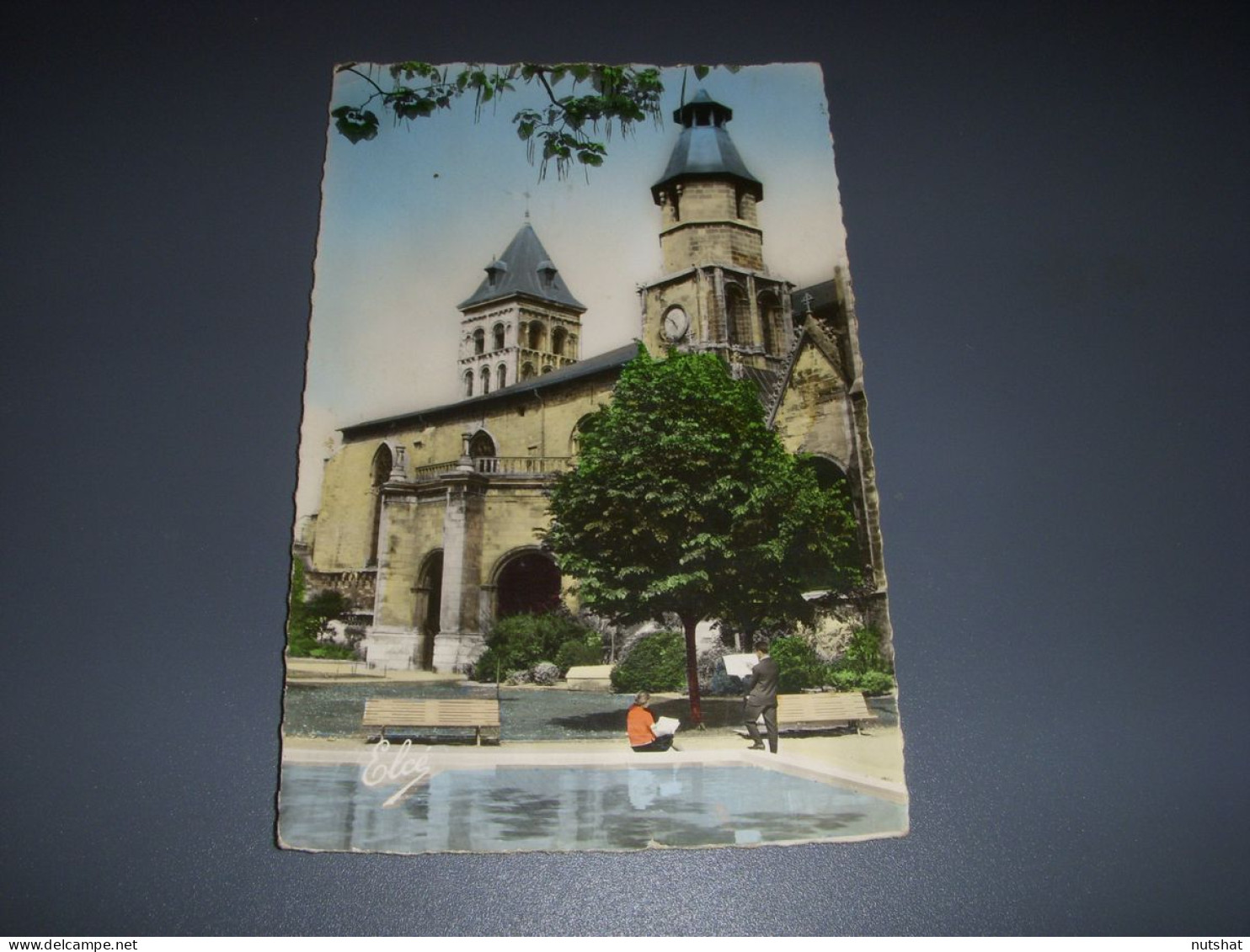 CP CARTE POSTALE GIRONDE BORDEAUX BASILIQUE SAINT SEURIN - Ecrite En 1961 - Bordeaux