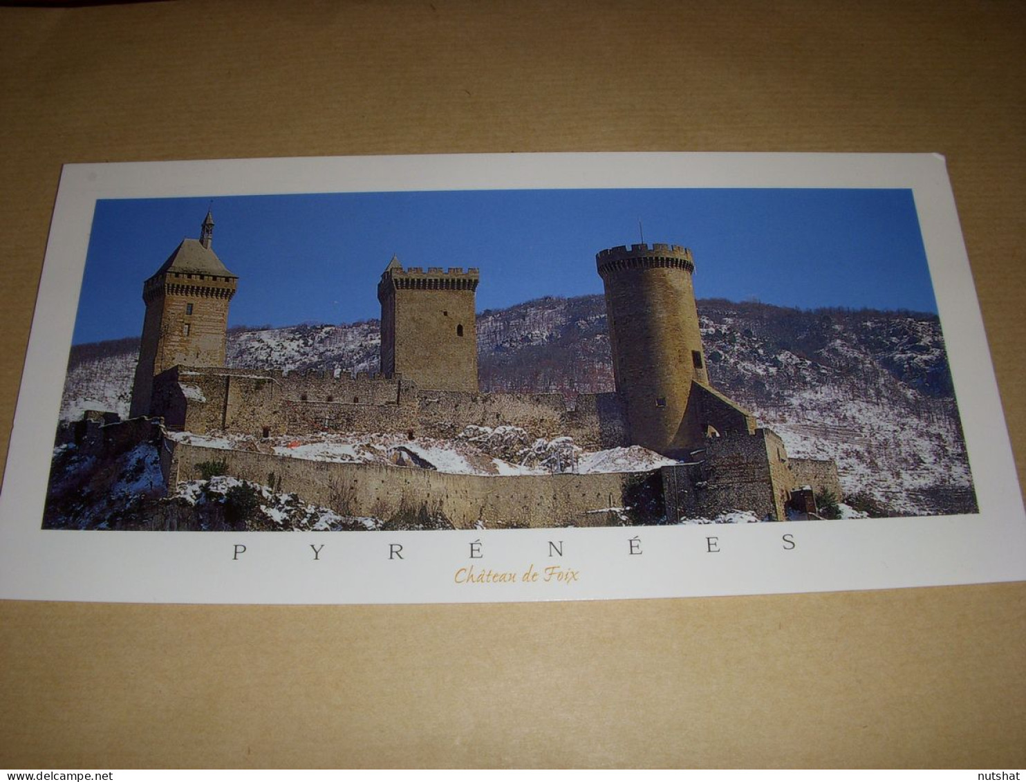 CP CARTE POSTALE Gd FORMAT ARIEGE CHATEAU De FOIX - ECRITE - Foix